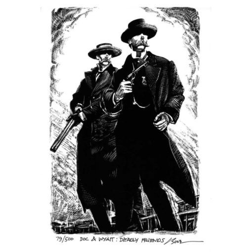 Doc and Wyatt-Deadly Friends-Art Print