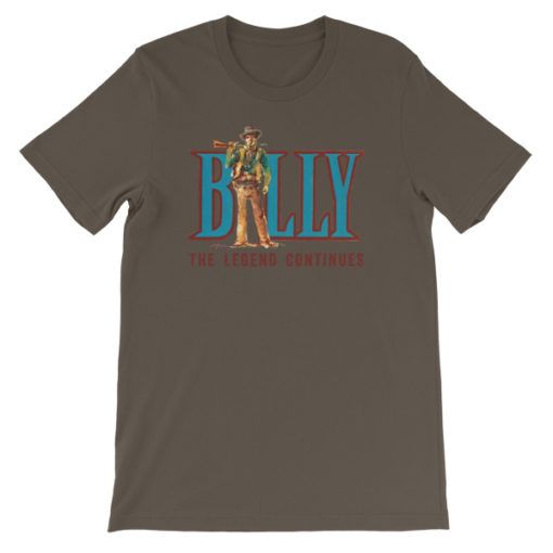 Billy The Kid-The Legend Continues T-Shirt, Army