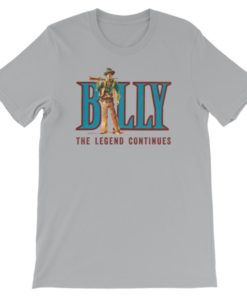 Billy The Kid-The Legend Continues T-Shirt, Silver