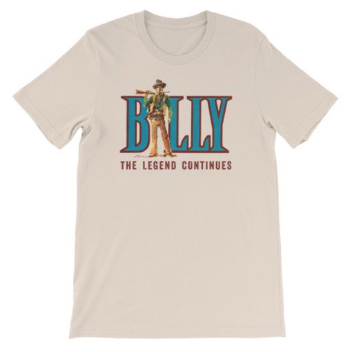 Billy The Kid-The Legend Continues T-Shirt, Cream