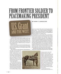 True West Magazine May 2018 | US Grant - Peacemaker President