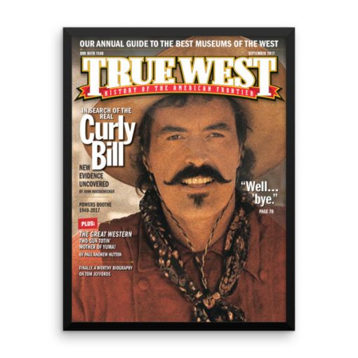 True West Poster Curly Bill Well Bye True West September 2017