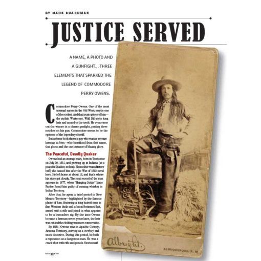 True-West-Magazine-Collector-Issue-Oct-2018-Commodore-Perry-Owens-Justice-Served