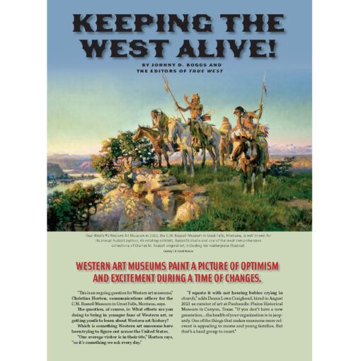 True West Magazine Oct 2022- Keeping The West Alive