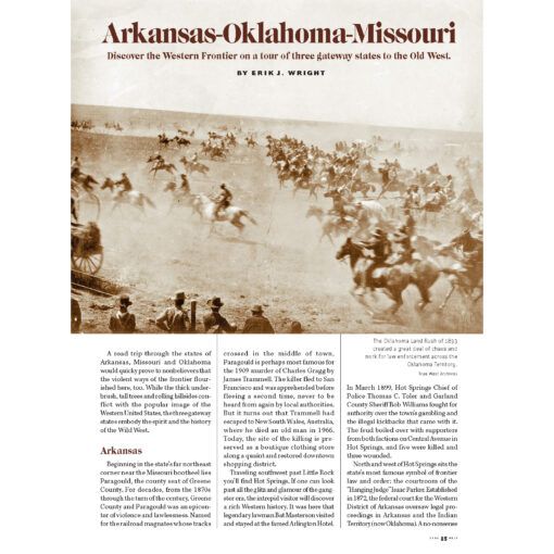 Apr 2023 True West Magazine Arkansas-Oklahoma-Missouri