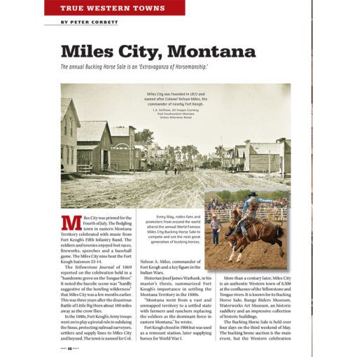 September 2023 True West Magazine - Miles City